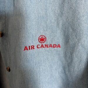 Air Canada Logo Denim Shirt
